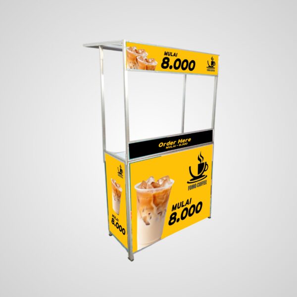 [B02] Booth Portable / Gerobak Lipat + Atap