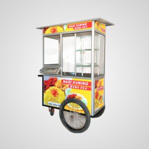 Gerobak Alumunium Dorong