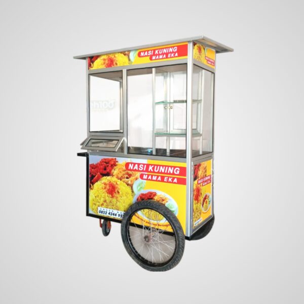 Gerobak Alumunium Dorong