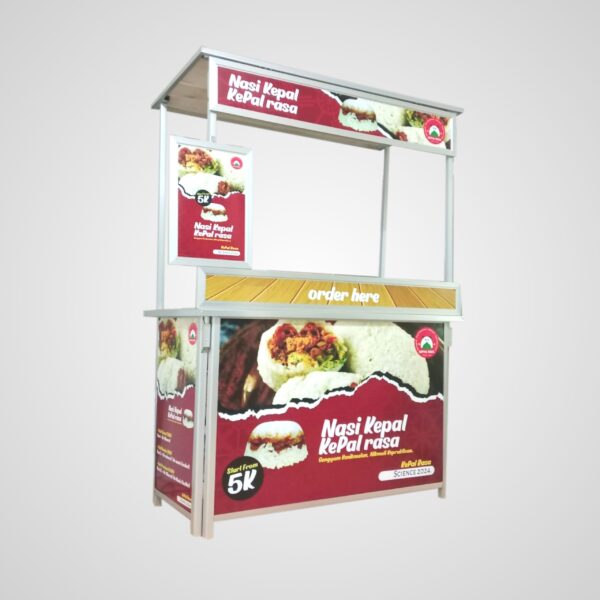 [B23] Booth Portable / Gerobak Lipat + Atap