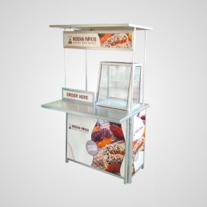 [B26] Booth Portable / Gerobak Lipat + Atap + Meja Depan + Etalase