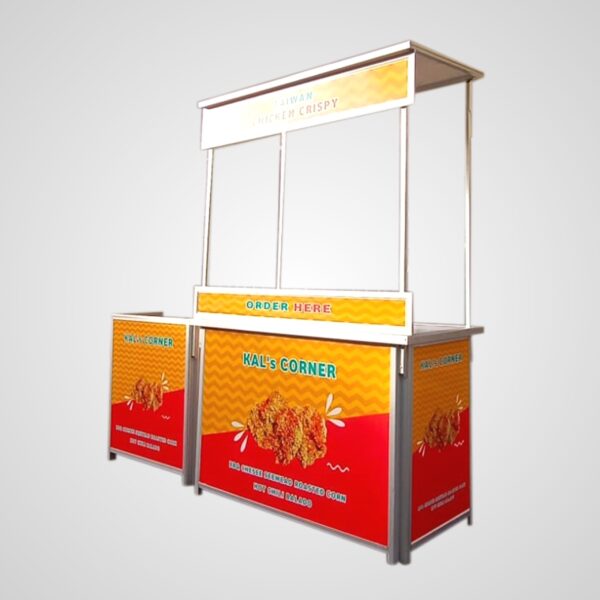 [B33] Booth Portable / Gerobak Lipat + Meja Kompor Booth + Atap