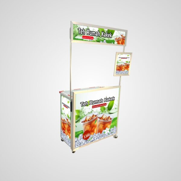 [B11] Booth Portable / Gerobak Lipat + Menu