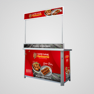 [B32] Booth Portable / Gerobak Lipat Original